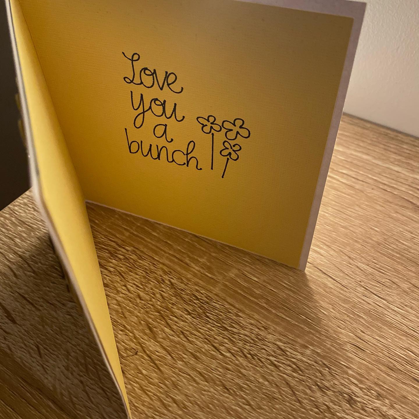 Handmade Sunflower card